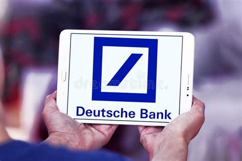 Logo Di Deutsche Bank Fotografia Editoriale Immagine Di Icona 89846132