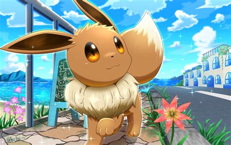 Download Eevee Pokémon Anime Pokémon Hd Wallpaper By Abili