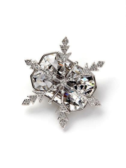 Crystal Snowflake Pin By Swarovski Jewelry Swarovski Jewelry Jewelry