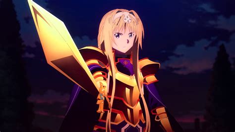 fondos de pantalla anime chicas anime sword art online alicization alice zuberg espada