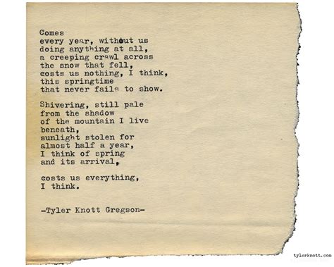 Tyler Knott Gregson | Tyler knott gregson, Typewriter series, Tyler