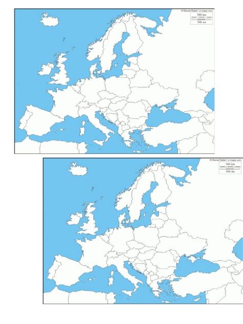 Mapa De Europa Para Imprimir Pdf