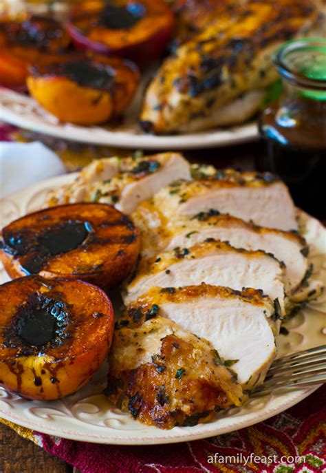 Quick chicken breast recipes & dishes. Grilled Basil Garlic Chicken Breasts - A Family Feast