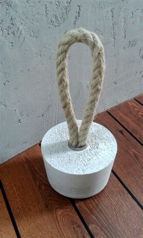 How To Cement And Rope Door Stopper Door Stopper