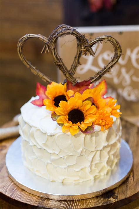 Sunflower Wedding Cake Topper Ferqes