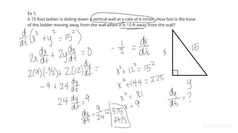 How To Solve Related Rates Problems In An Applied Context Calculus