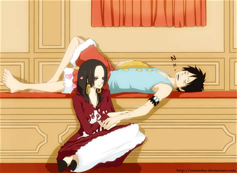 Luffy X Boa By Meissdes On Deviantart