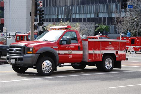 Los Angeles Fire Department Lafd Field Mechanic Ford Utility Truck