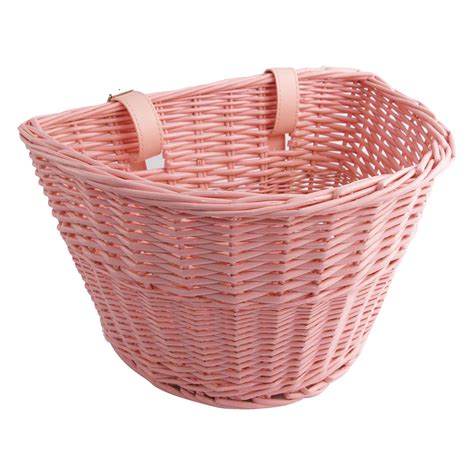 Sunlite Willow Strip Basket Pink 14x10x85 With Straps Ebay