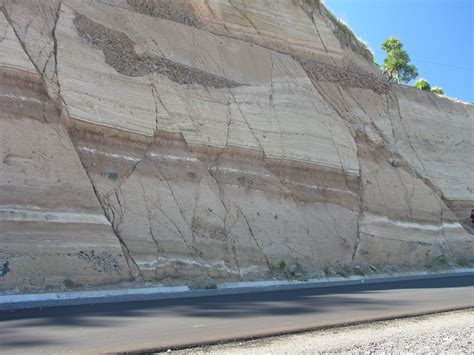 Some Examples Of Faults In Volcanic Rocks A Normal Fault Monte Echia
