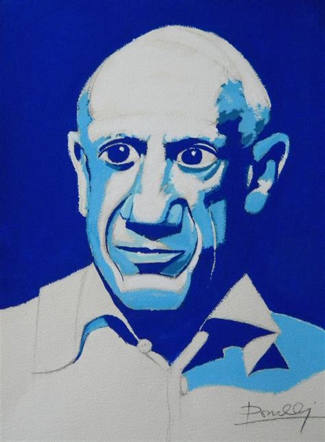 Ritratto di Pablo Picasso. Portrait of Pablo Picasso. 2007. Gabriele ...