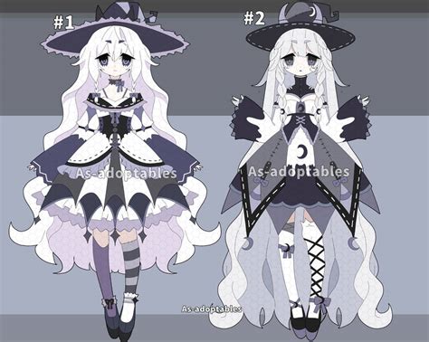 Witch Adoptables Closed By As Adoptables On Deviantart