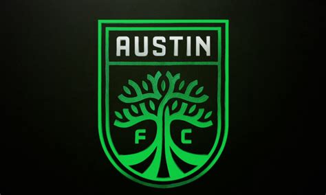 Het Logo Van Austin Fc De Nieuwe Mls Club Vanaf