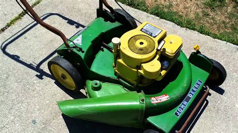 Vintage John Deere Riding Lawn Mower