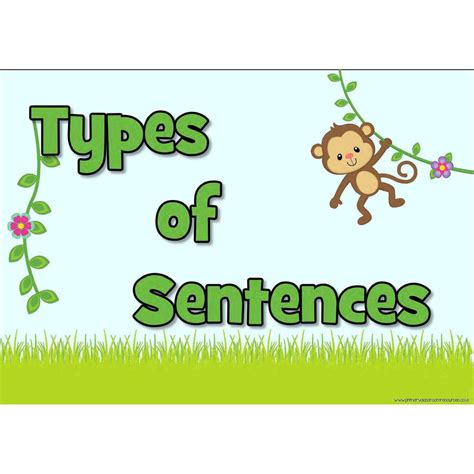 Types Of Sentences Posters Primary Classroom Resources