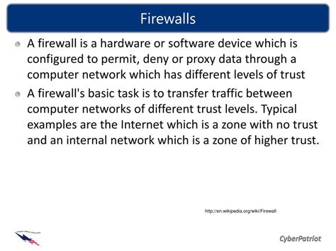 Ppt Overview Of Firewalls Powerpoint Presentation Free Download Id
