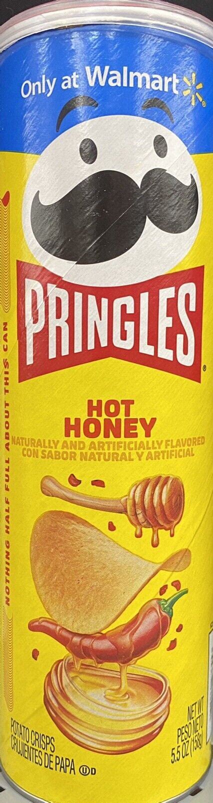 Pringles Hot Honey Flavored Potato Chips Snack Crisps Limited Edition 5