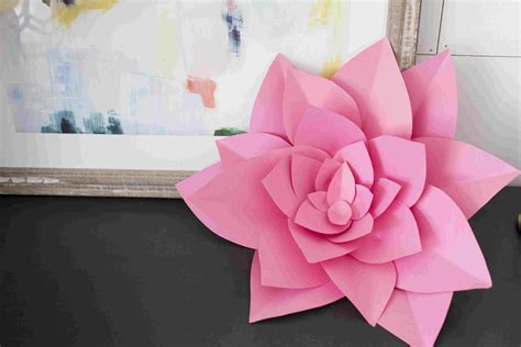 How To Make Simple Paper Flowers For Decoration