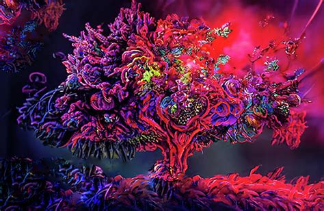 Energy Tree Digital Art By Moth Fluff Fine Art America