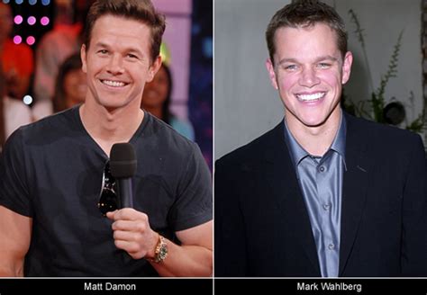 The elysium star said that he has spoken to wahlberg, who is often faced so mark and i have a deal. Matt Damon and Mark Wahlberg - doppelgängers