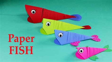 Cupcake liner whale craft by i heart crafty things. Paper Crafts for Kids - Easy Paper Fish Crafts DIY ...