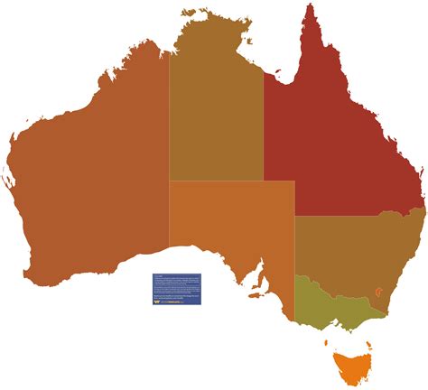 Australia States And Territories Map Gambaran