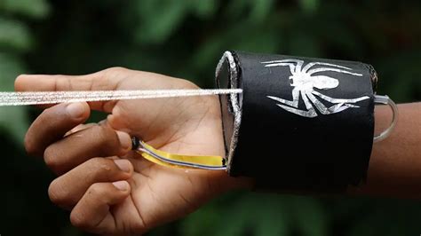 How To Make Web Shooter Easy Real Spider Man Web Shooter Diy