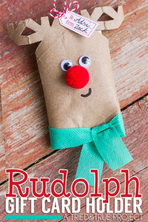 Rudolph Gift Card Holder Tried True Creative Gift Card Holder