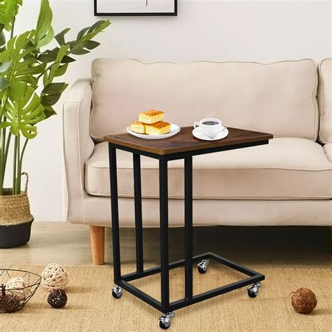 C Shaped Side Sofa Table C Table End Table Snack Table Couch Chair Tray
