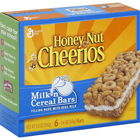 General Mills Milk And Cereal Bars Honey Nut Cheerios Toaster Pastries