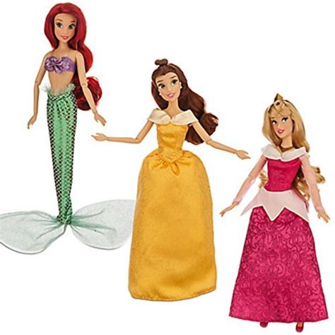 Deluxe costume features satin gown, peplum, and trims. Disney Exclusive Princess Classic Doll Collection - 12 ...