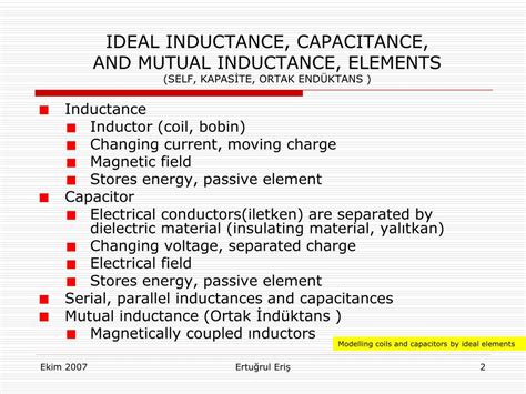 Ppt Inductance Capacitance And Mutual Inductance Powerpoint Presentation Id2327324