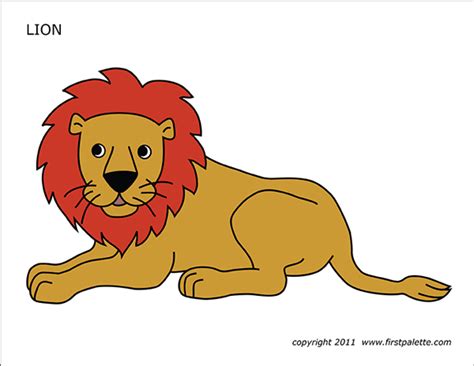 Lion Free Printable Templates And Coloring Pages