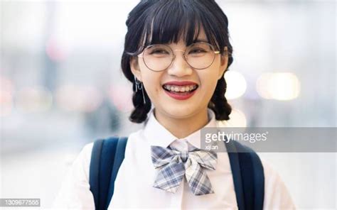 nerdy asian girl photos and premium high res pictures getty images
