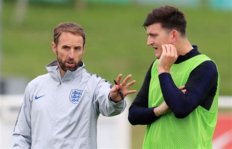 Maguire began training at st george's park on thursday after being out with an ankle injury having. Harry Maguire dropped by England as Manchester United ...