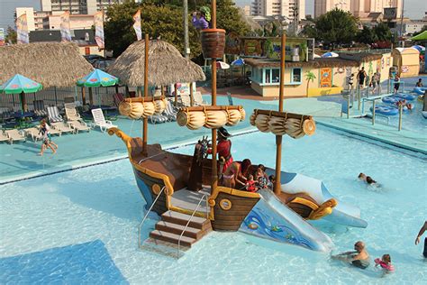 Small pools, plunge pools and splash pools from pool warehouse. Kiddie Pirate Ship Pool | Water Park Ocean City MD