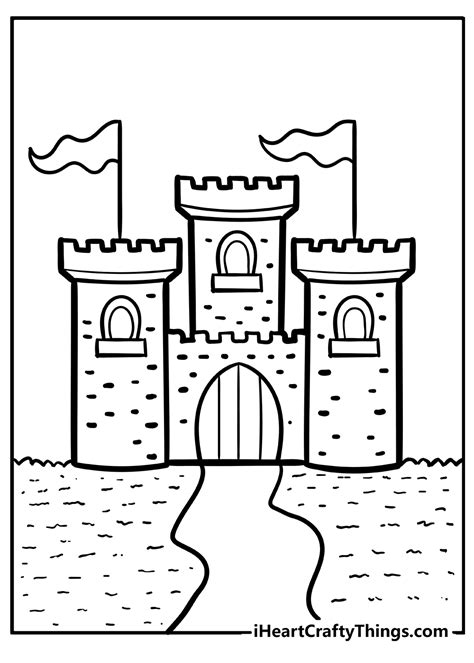 Castle Coloring Pages Printable Home Design Ideas