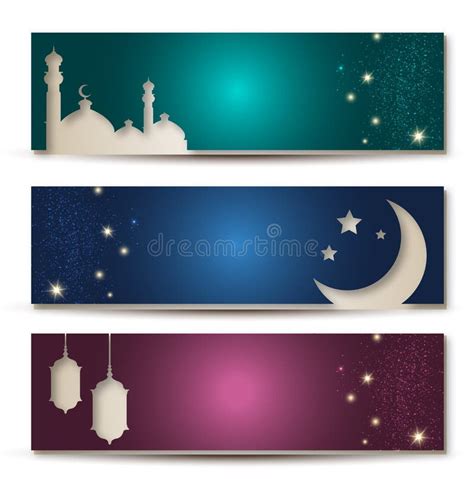 Ramadan Banners Stock Vector Illustration Of Moon Kareem 31766868