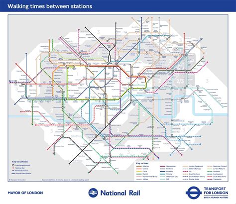 Tfls New Tube Map Reveals Walking Distances Between London Underground
