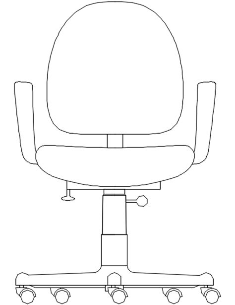 Elevation Of A Chair Dwg File Cadbull