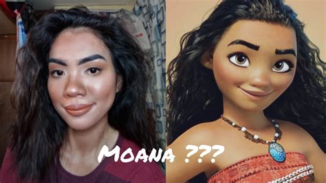 moana makeup transformation youtube