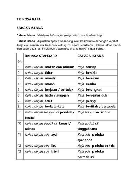 Official google translate help center where you can find tips and tutorials on using google translate and other answers to frequently asked questions. BAHASA ISTANA UPSR