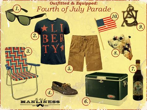 Outfitted And Equipped Fourth Of July Parade The Art Of Manliness