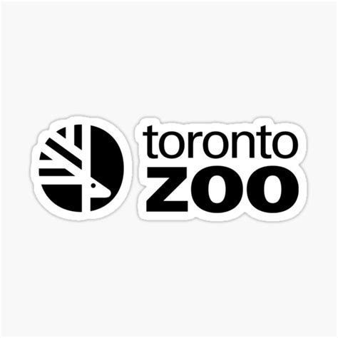 Toronto Zoo Canada Zoo Park Logo2 Sticker For Sale By Brandpaints