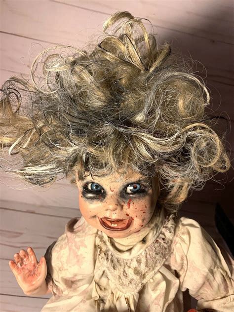 Ooak Creepy Horror Doll 14 Dead Doll Girl Porcelaine Etsy