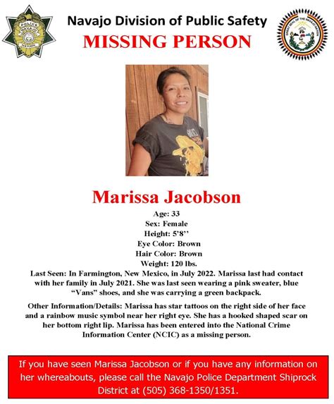 Navajo Nation Police Ask For Publics Help In Locating Missing Woman