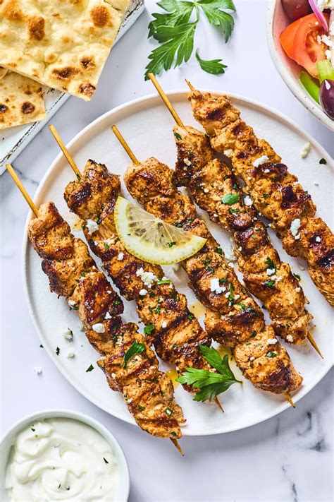 Greek Chicken Kabobs Tender And Juicy Two Peas And Their Pod