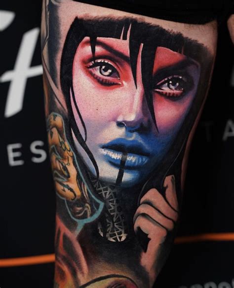 Beautiful Realistic Tattoo By Rich Harris Color Tattoo Realism