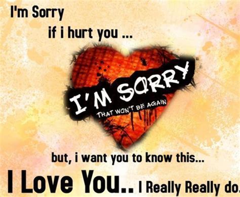 Heart Broken Sad Love Quotes I Am Sorry If Really I Hurt