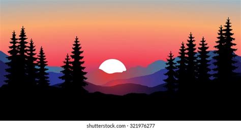 Find the perfect mountain sunset background stock photos and editorial news pictures from getty images. Aesthetic Sunset Mountain Scenery Drawing - Largest Wallpaper Portal